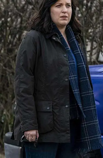 Allison Tolman Jo Evans Emergence TV Show Black Cotton Jacket allison-tolman-emergence-jacket