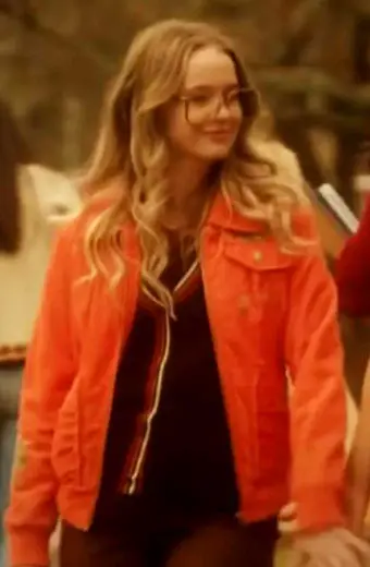 Kate Mularkey Sarah Chalke Firefly Lane Orange Corduroy Jacket