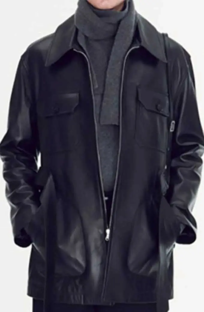 Song Hye kyo Now We Are Breaking Up Black Leather Coat now-we-are-breaking-up-ha-young-eun-coat