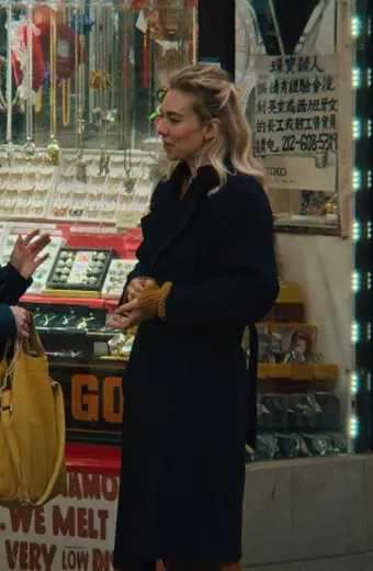 Vanessa Kirby Italian Studies Alina Reynolds Trench Long Coat
