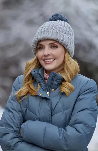 Snowkissed Jen Lilley Blue Parachute Coat jen-lilley-snowkissed-puffer-coat