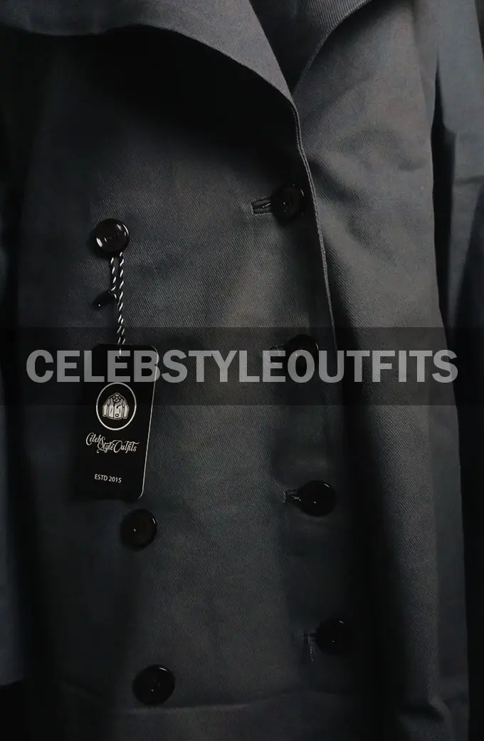 Alexa Crowe My Life Is Murder Grey Cotton Coat my-life-is-murder-alexa-crowe-grey-coat