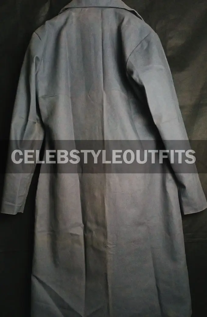 Alexa Crowe My Life Is Murder Grey Cotton Coat my-life-is-murder-alexa-crowe-grey-coat