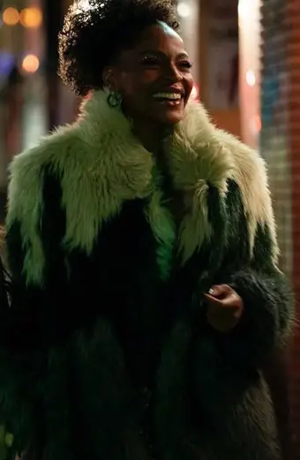 Margaret Odette Sex Life Sasha Snow Fur Coat