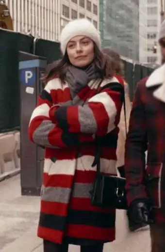 Alessandra Mastronardi Master Of None Red Wool Coat master-of-none-alessandra-mastronardi-coat