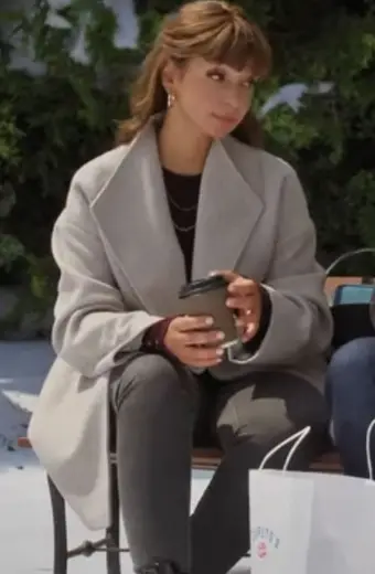 Sonia Dhillon Tully My Favorite Christmas Melody Grey Wool Coat my-favorite-christmas-melody-brenda-coat