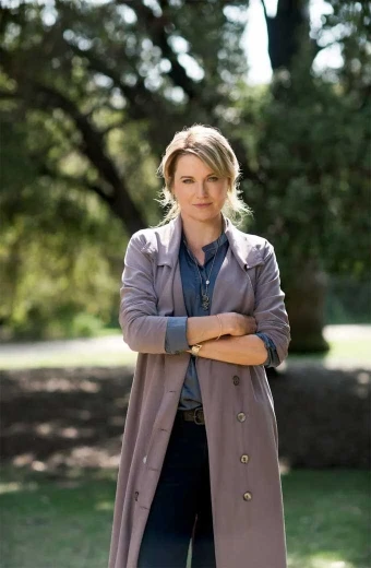 Lucy Lawless My Life Is Murder Alexa Crowe Cotton Coat