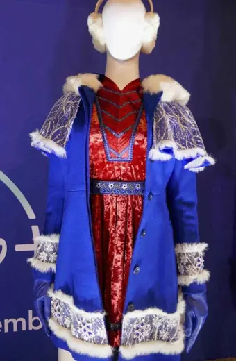 Noelle Kringle Noelle Anna Kendrick Blue Coat