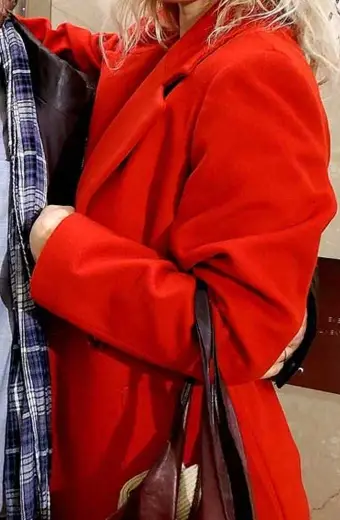 Pieces Of A Woman Vanessa Kirby Martha Red Wool Trench Coat