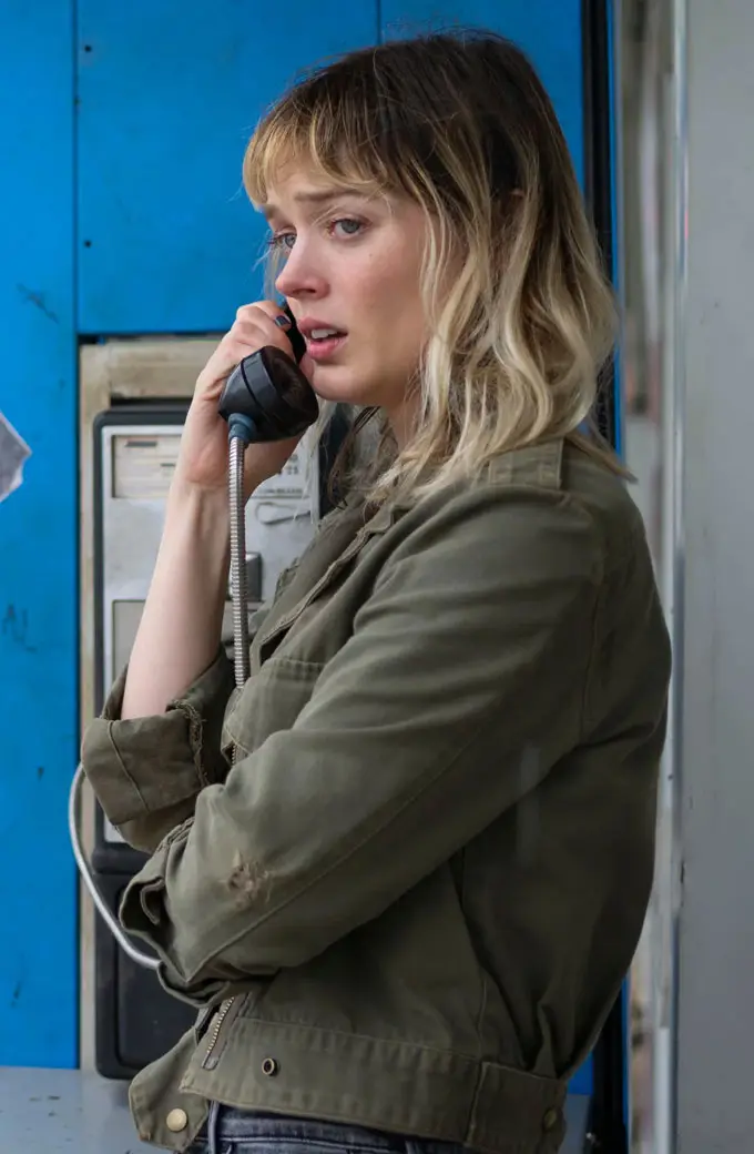 Andy Oliver Pieces Of Her Green Denim Jacket pieces-of-her-andy-oliver-jacket