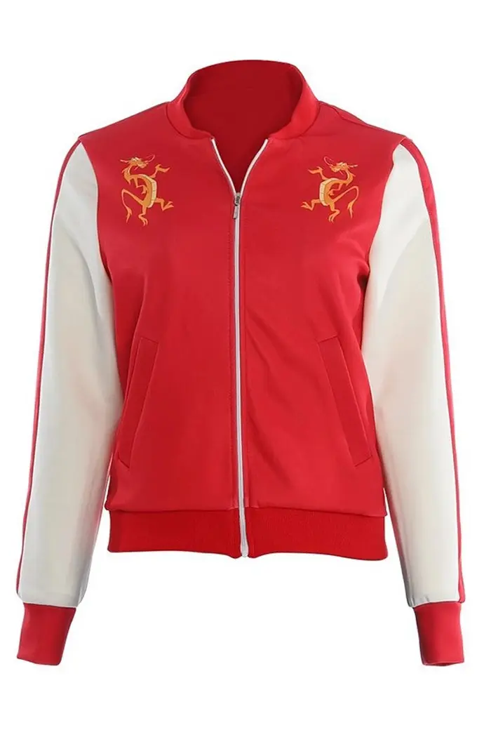 Mulan Ralph Breaks The Internet Red Satin Jacket ralph-breaks-internet-mulan-red-jacket