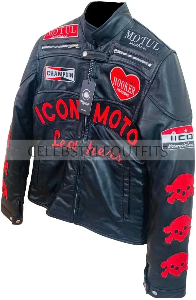 Planet Terror Cherry Darling Black Leather Jacket planet-terror-cherry-darling-black-jacket