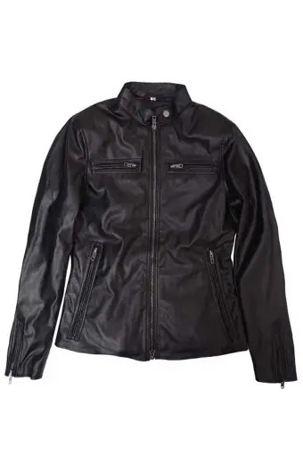 Clary Fray Katherine McNamara Shadowhunters Black Biker Jacket