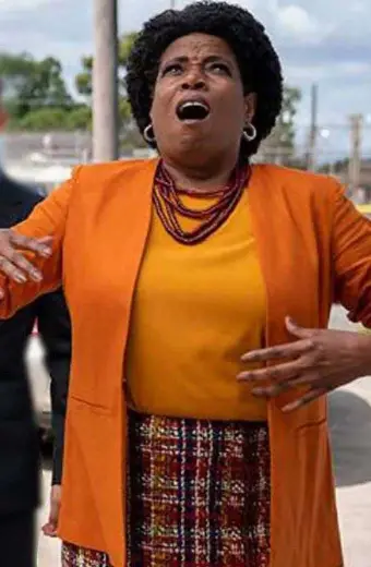 Deneen Tyler Norah Ellington Filthy Rich Orange Cotton Coat