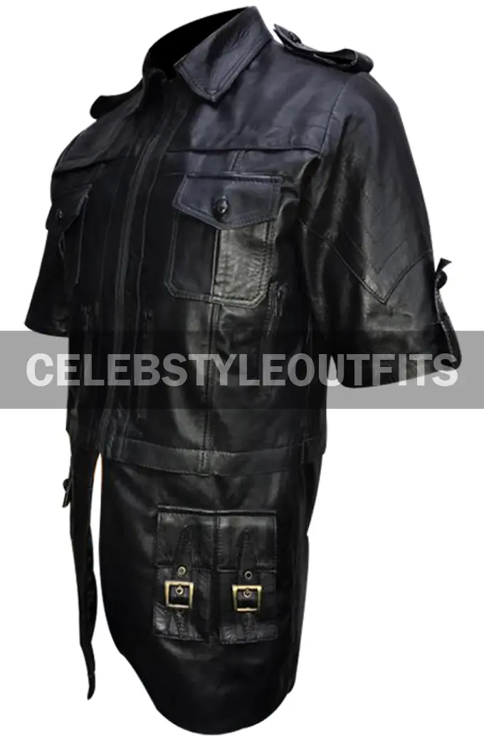 Final Fantasy Noctis Lucis Gaming Cosplay Black Leather Jacket final-fantasy-noctis-lucis-black-jacket