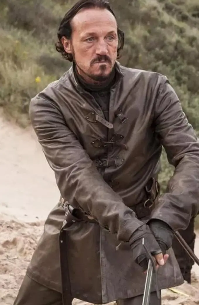 Jerome Flynn Bronn Game Of Thrones Brown Leather Jacket bronn-game-of-throne-jacket