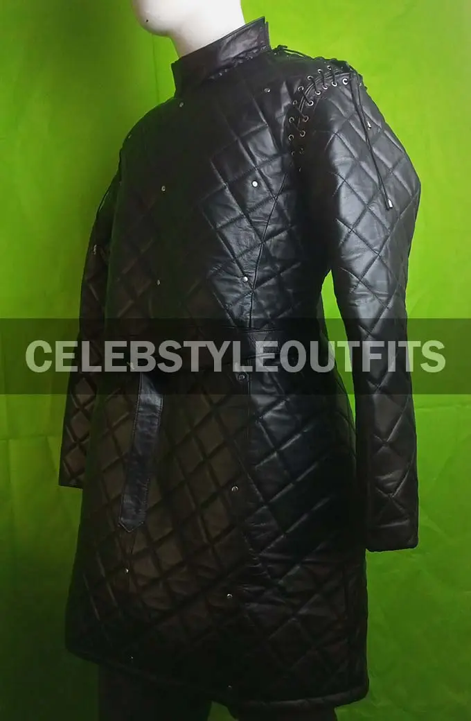Game of Thrones John Bradley Samwell Tarly Black Quilted Coat game-of-thrones-samwell-tarly-coat