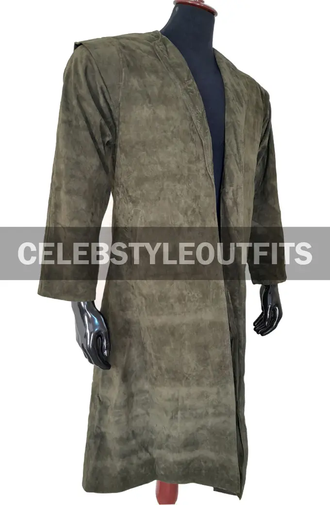 Liam Cunningham Game Of Thrones Davos Seaworth Green Suede Coat game-of-thrones-davos-seaworth-green-coat