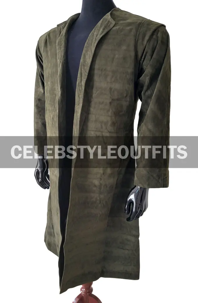 Liam Cunningham Game Of Thrones Davos Seaworth Green Suede Coat game-of-thrones-davos-seaworth-green-coat