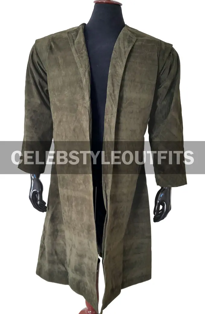 Liam Cunningham Game Of Thrones Davos Seaworth Green Suede Coat game-of-thrones-davos-seaworth-green-coat