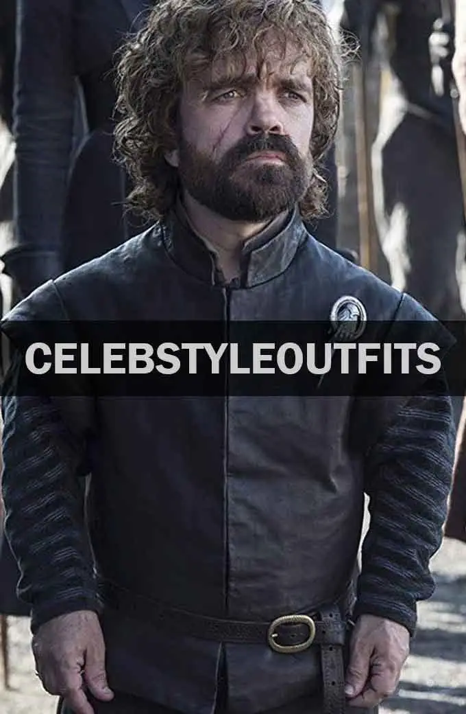 Tyrion Lannister Game Of Thrones TV Series Black Leather Vest peter-dinklage-game-of-thrones-vest