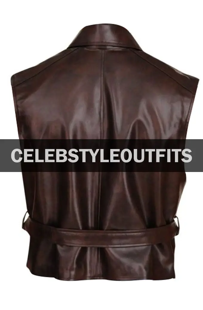 Game Of Thrones Iwan Rheon Ramsay Bolton Brown Leather Vest ramsay-bolton-game-of-thrones-vest