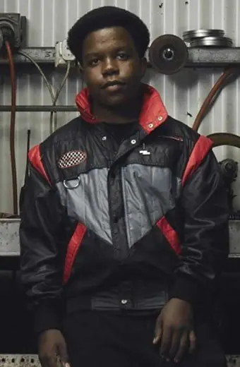 Colin Go Karts Darius Amarfio Jefferson Black Parachute Jacket