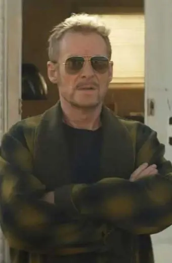 Patrick Go Karts Richard Roxburgh Green Plaid Flannel Coat