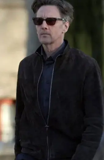Good Girls Andrew McCarthy Mr Fitzpatrick Brown Suede Jacket