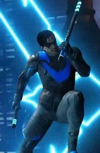 Gotham Knights Dick Grayson Nightwing Gaming Cosplay Jacket gotham-knights-dick-nightwing-leather-jacket