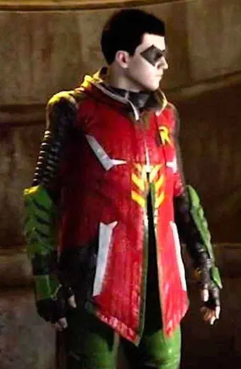 Tim Drake Robin Gotham Knights Gaming Red Cosplay Leather Vest gotham-knights-tim-drake-vest