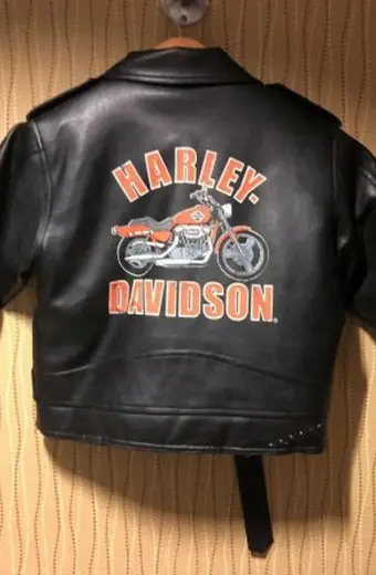 Harley Davidson Motorcycles Mens Black Biker Leather Jacket