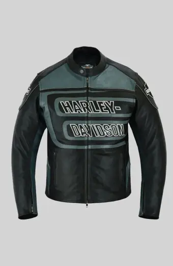 Harley Davidson Motorcycles Ironstone Biker Leather Jacket