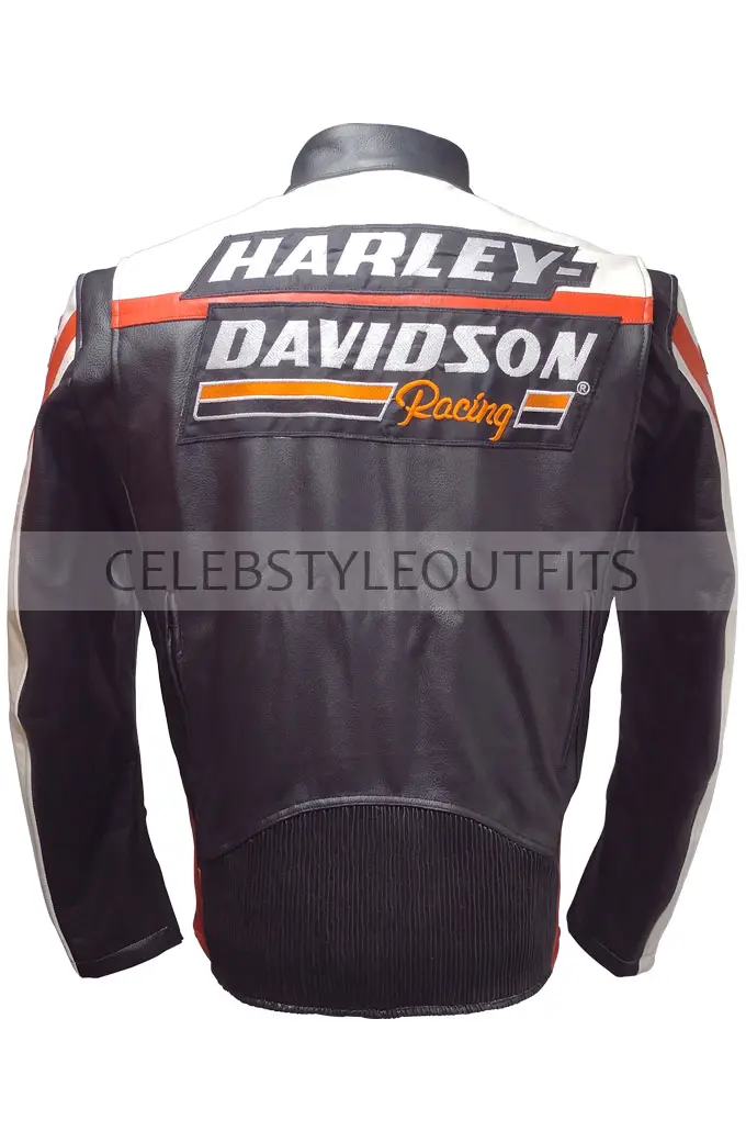 Screamin Eagle Harley Davidson Motorcycles White Biker Jacket screamin-eagle-harley-davidson-jacket