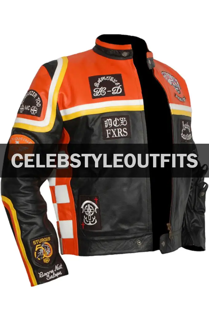 Harley Davidson and the Marlboro Man Micky Rourke Biker Jacket micky-rourke-harley-davidson-marlboro-man-jacket