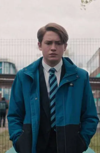 Nick Nelson Heartstopper Kit Connor Bomber Blue Cotton Jacket