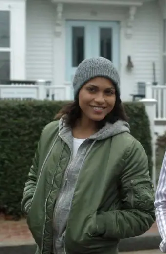 Hightown Jackie Quinones Monica Raymund Green Bomber Jacket jackie-raymund-hightown--jacket