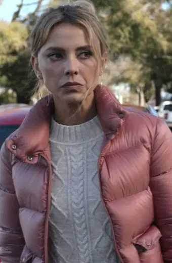 Renee Segna Riley Voelkel Hightown Pink Quilted Puffer Jacket