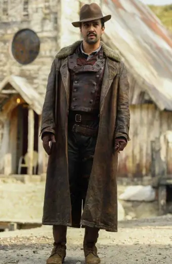 Lee Scoresby His Dark Materials Lin-Manuel Miranda Trench Coat
