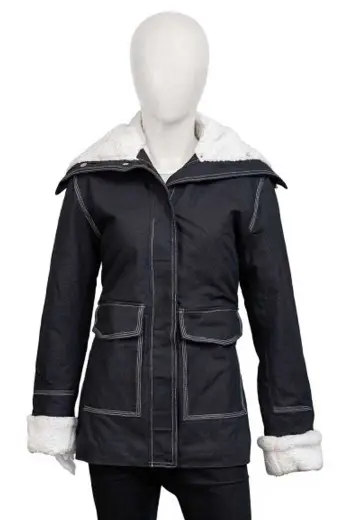 Sloane Benson Emma Roberts Holidate Black Cotton Jacket