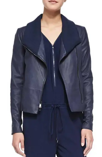 How To Get Away With Murder Aja Naomi King Blue Drape Jacket