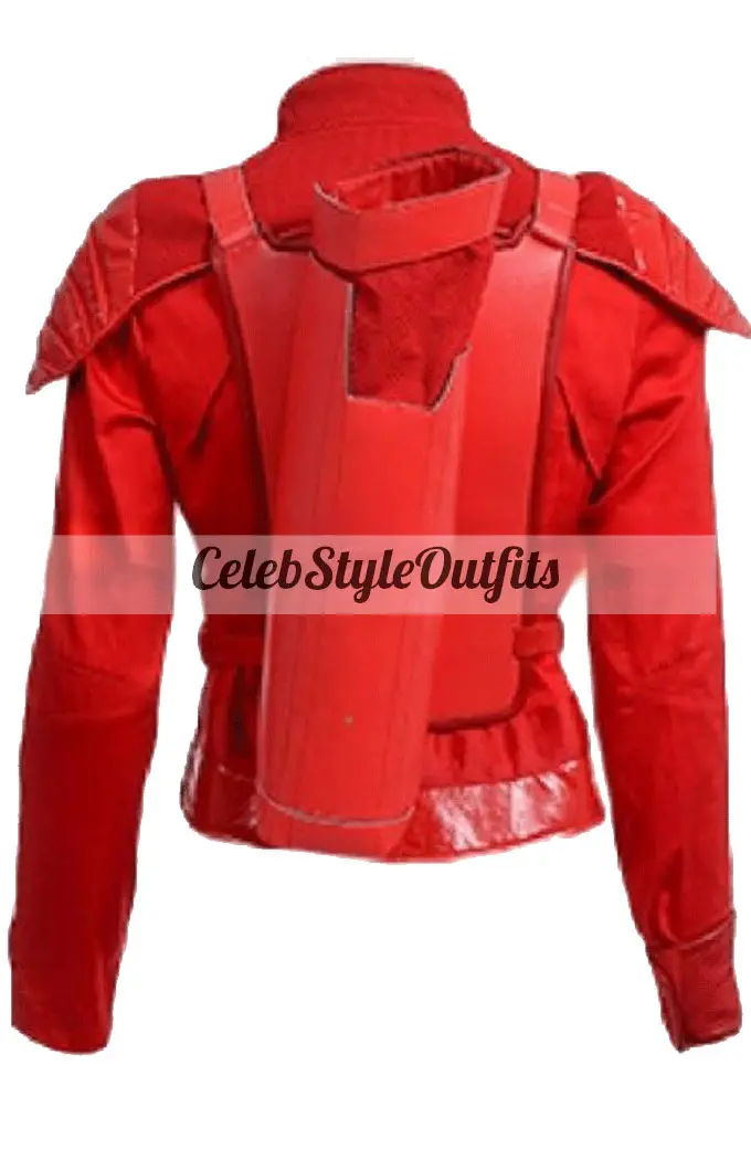 Hunger Games Mockingjay Jennifer Lawrence Red Cosplay Jacket hunger-games-katniss-everdeen-jacket