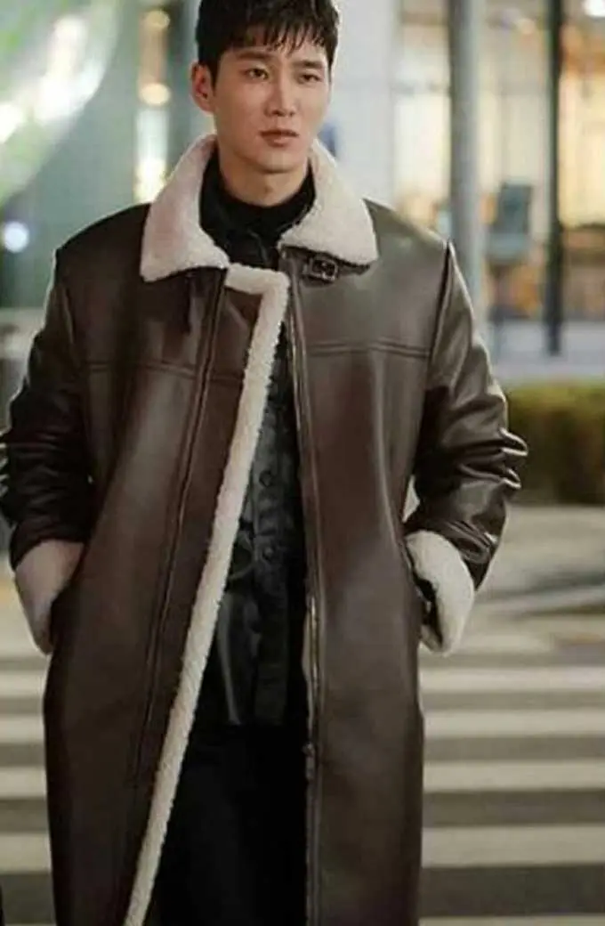 Itaewon Class Ahn Bo Hyun Jang Geun Won Brown Leather Coat bo-hyun-ahn-itaewon-class-coat