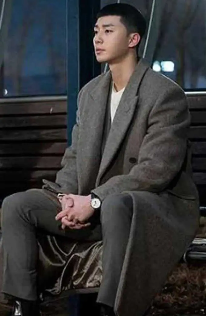 Itaewon Class Park Seo Joon Park Sae Ro Yi Grey Trench Coat itaewon-class-park-seo-joon-coat