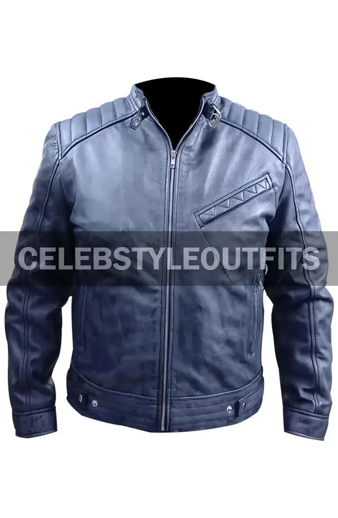 Aaron Cross Jeremy Renner Bourne Legacy Black Leather Jacket jeremy-renner-bourne-legacy-jacket