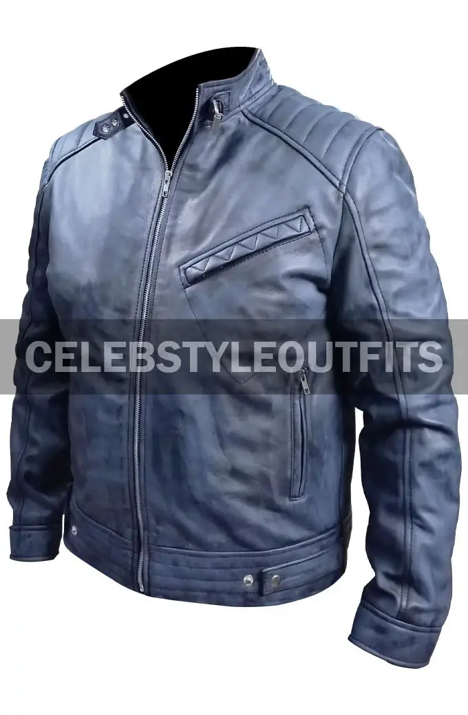 Aaron Cross Jeremy Renner Bourne Legacy Black Leather Jacket jeremy-renner-bourne-legacy-jacket