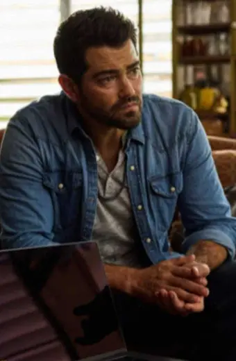 Fortress Paul Michaels Jesse Metcalfe Blue Denim Jacket