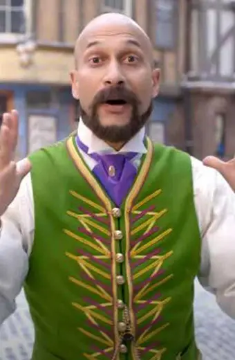 Jingle Jangle Keegan-Michael Key Gustafson Green Cotton Vest keegan-michael-key-jingle-jangle-vest