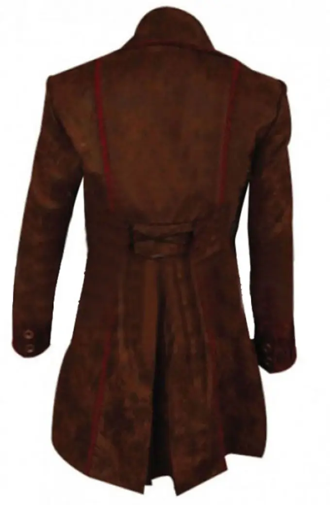 Mad Hatter Johnny Depp Alice in Wonderland Suede Leather Coat alice-in-wonderland-mad-hatter-coat