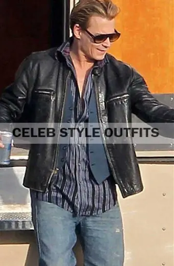 Mortdecai Movie Johnny Depp Charles Mortdecai Leather Jacket
